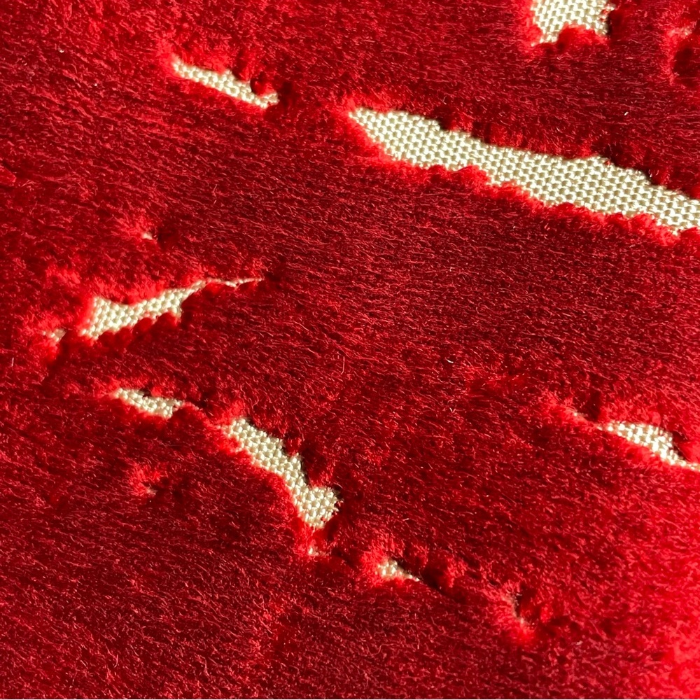 Two Luxe Red Velvet Pillow Covers (2 Covers Included) - Picture 5 of 5
